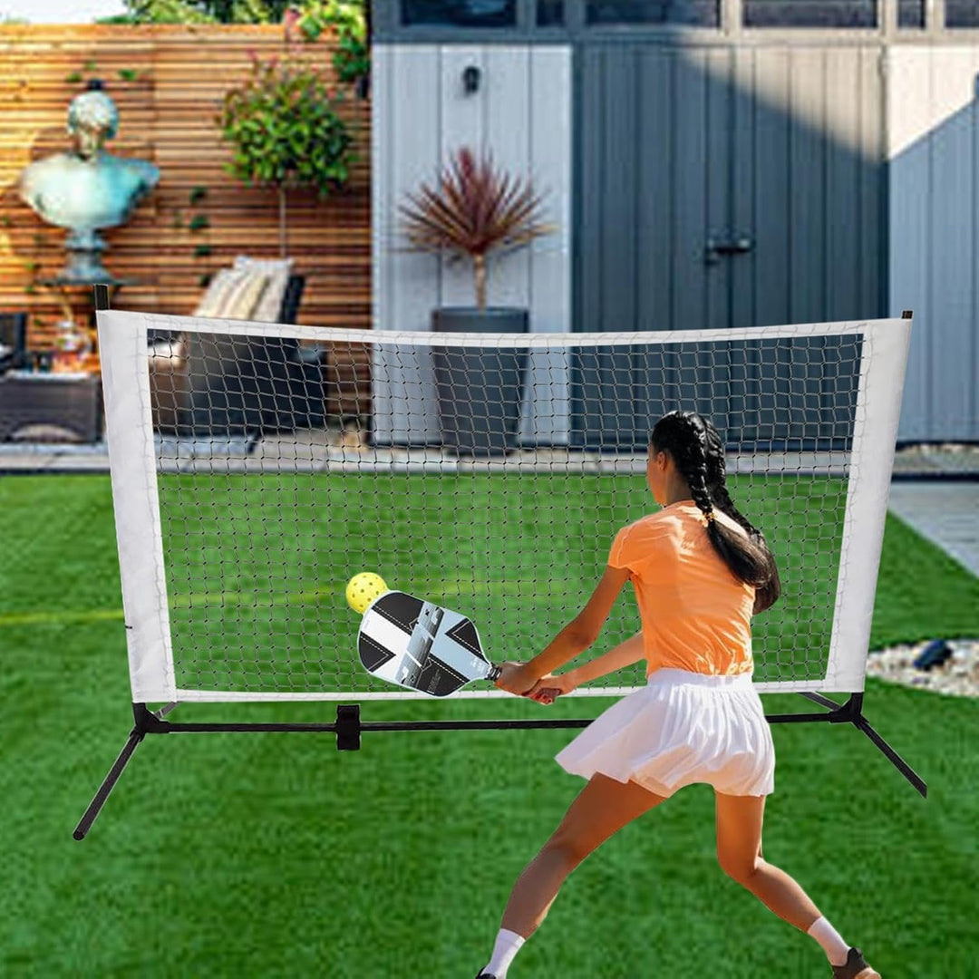 Portable Pickleball Net, Compact Tennis Ball Trainer Net, Quick Setup Home Equipment, Pickleball Equ