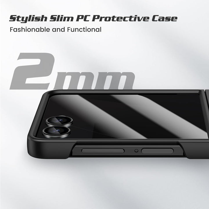 Doeshine für Samsung Galaxy Z Flip 7 Hülle, Anti-Peeping Displayschutzfolie, Ultra Dünn, Lightweight