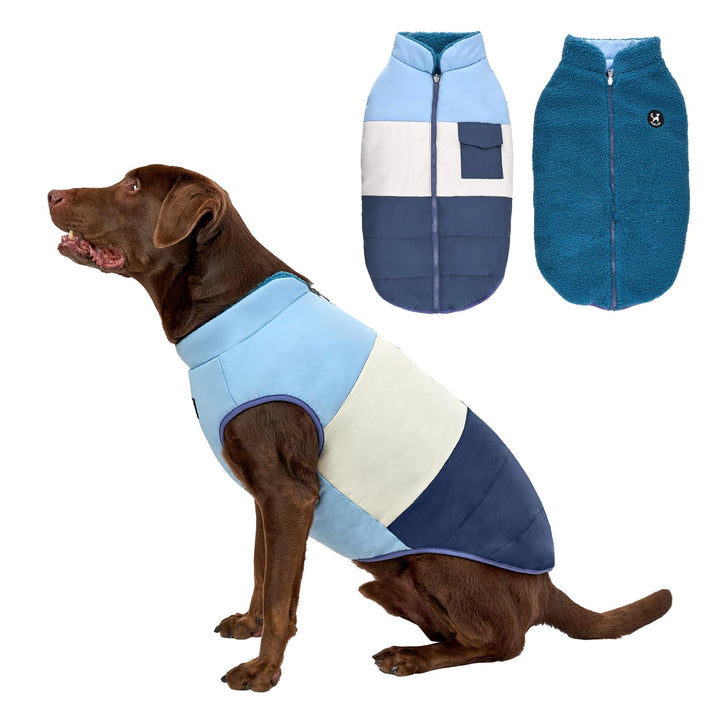 Arblina Hundemantel, Wasserdichter Wintermantel Hund mit Fleece-Futterung für Mittelgrosse &amp; Grosse
