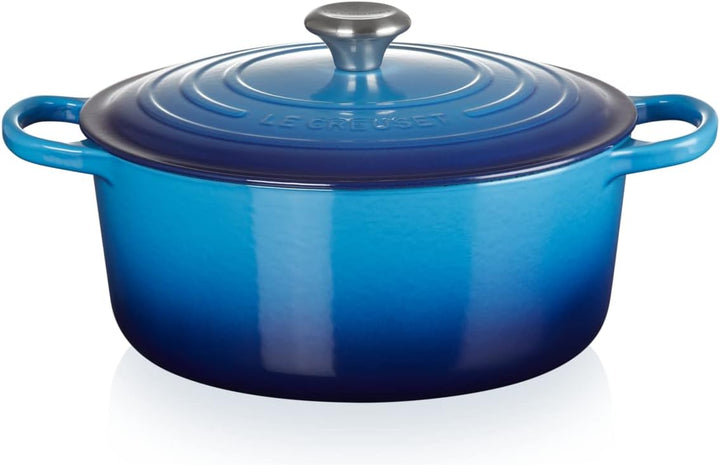 Le Creuset Signature Gusseisen-Bräter mit Deckel, Ø 28 cm, Rund, Für alle Herdarten und Induktion ge