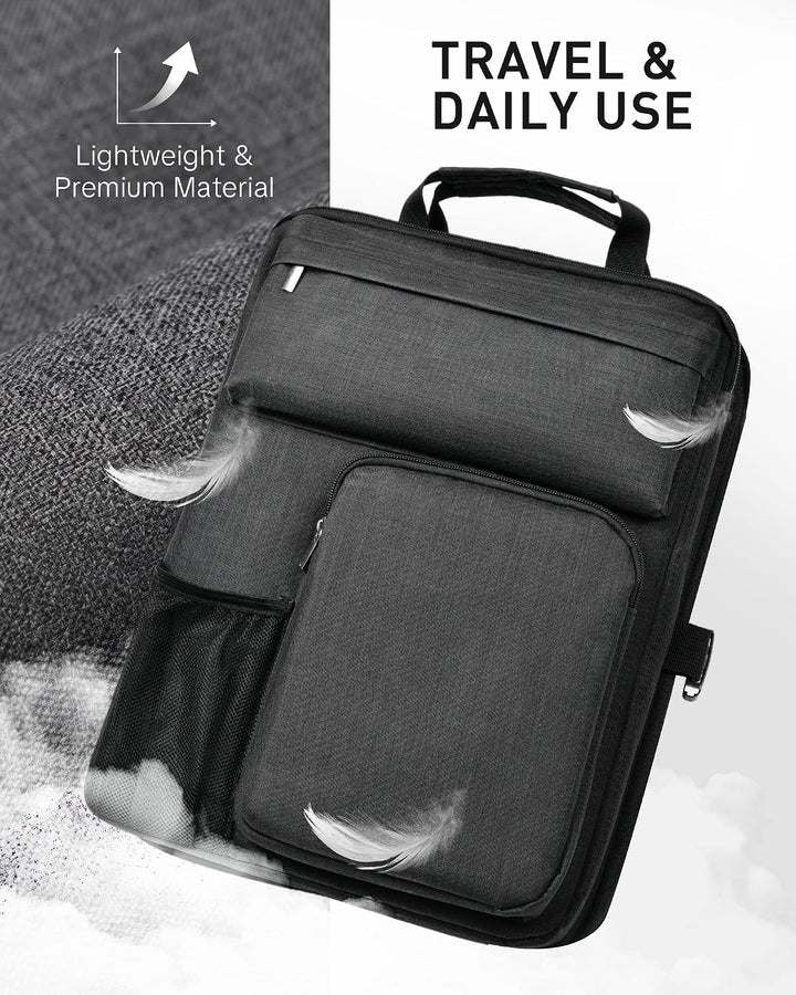 BS-VOG Über-Koffer-Organizer für Handgepäcktasche mit Getränkehalter | Packing Cubes für Koffer, ver