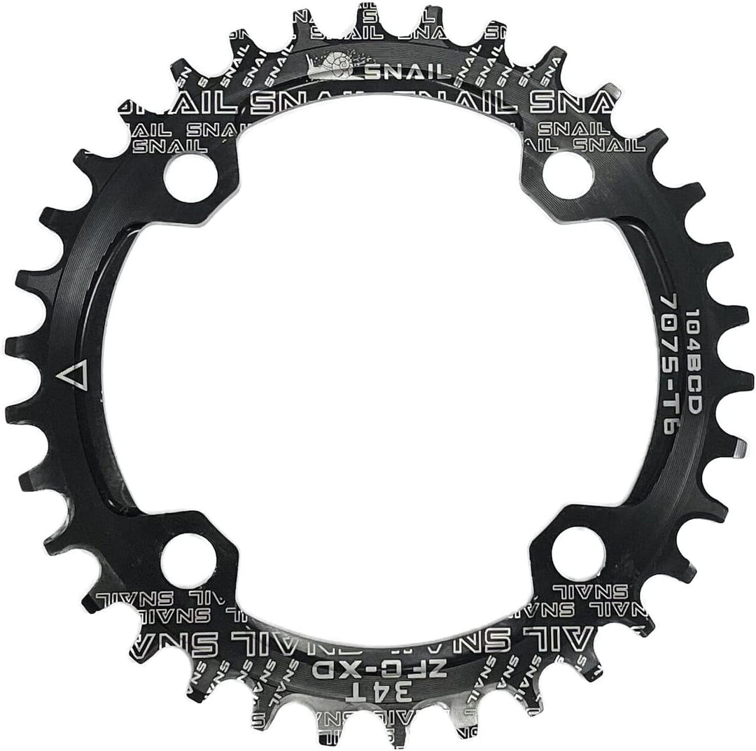 PLATTBK MTB 170 mm Kurbelgarnitur mit 104 BCD 32T/34T/36T/38T Kettenblatt, Kurbelgarnituren Single S