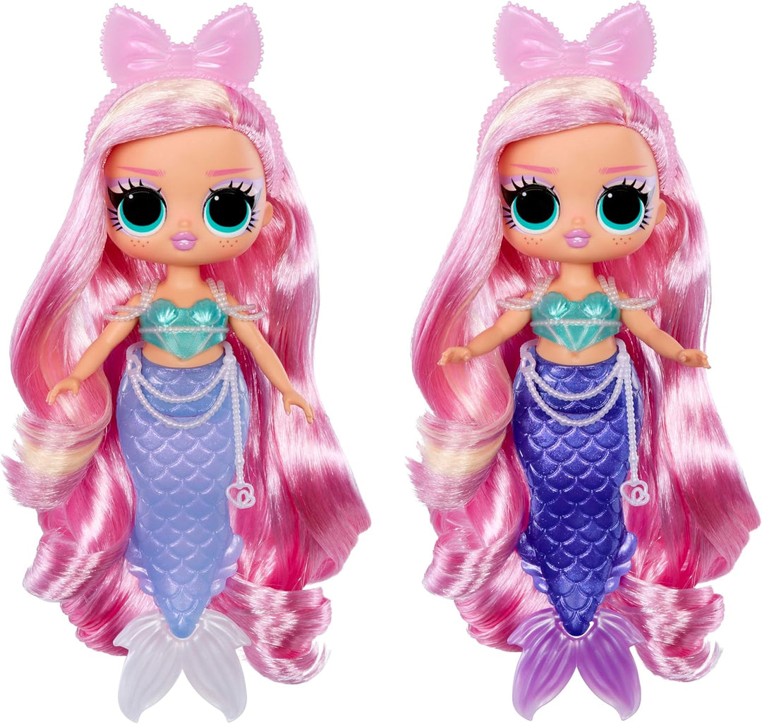 L.O.L. Surprise! Tweens - Mermaid Lola Waves - Modepuppe mit Farbwechselndem Schwanz, Beweglicher Fl