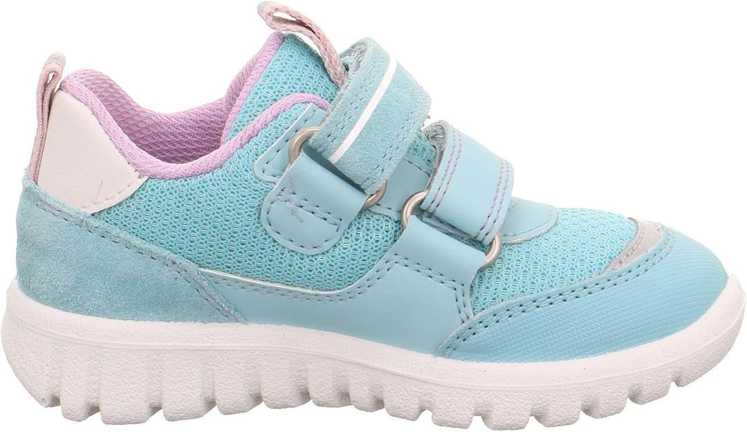 Superfit Mädchen Sport7 Mini Sneaker 1-006203Sneaker 20 EU Hellgrün Lila 7530, 20 EU Hellgrün Lila 7