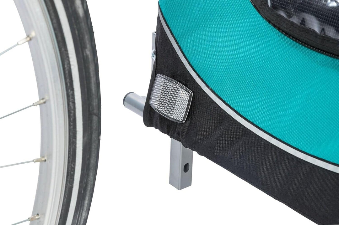 TRIXIE hondenfietskar Limited Edition zwart/Turquoise 80x75x86 cm tot 30 kg