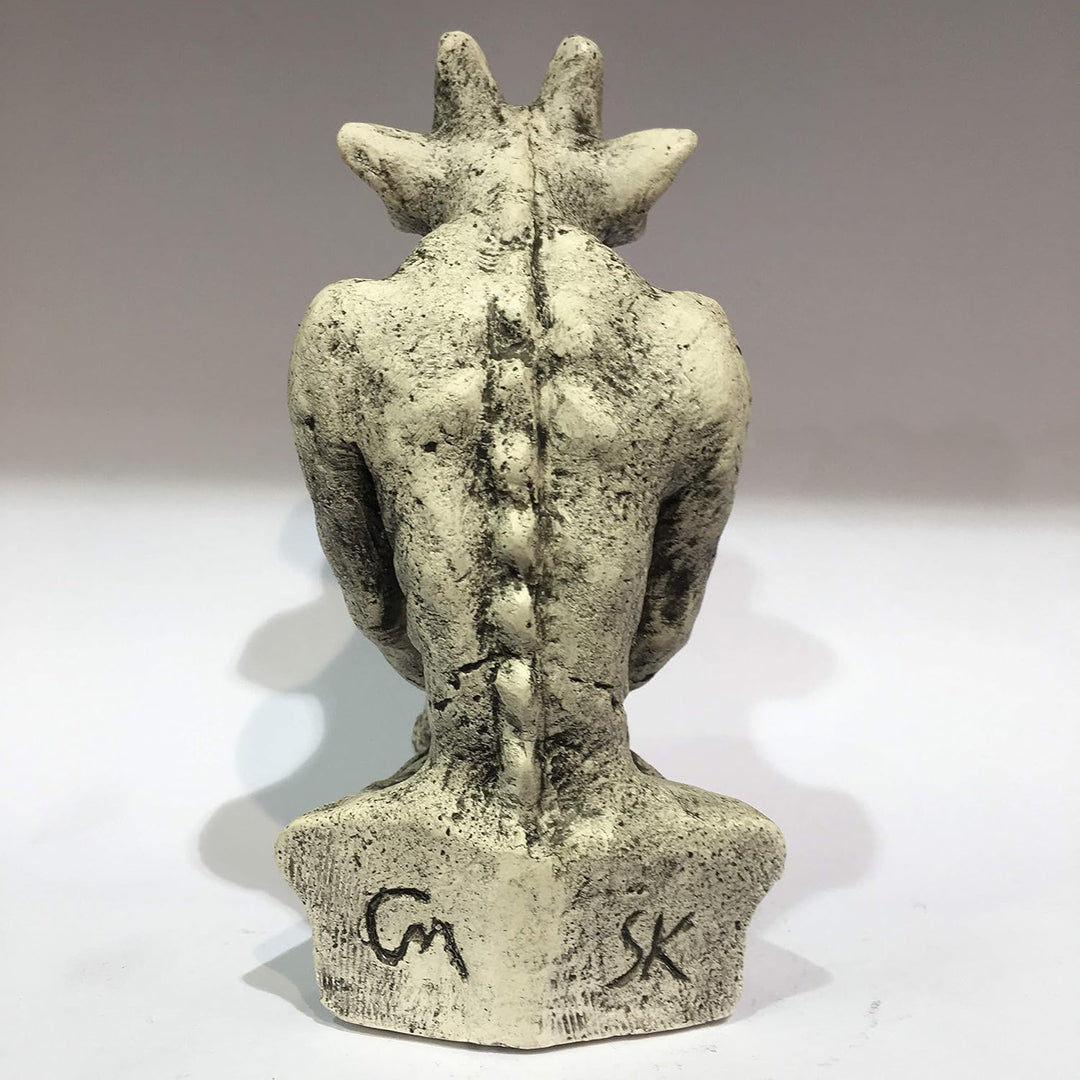Vianaya Gargoyle de Paris Notre Dame – Modell Guetteur – Grosse Grösse 15 x 9 x 9 cm – Material Plat