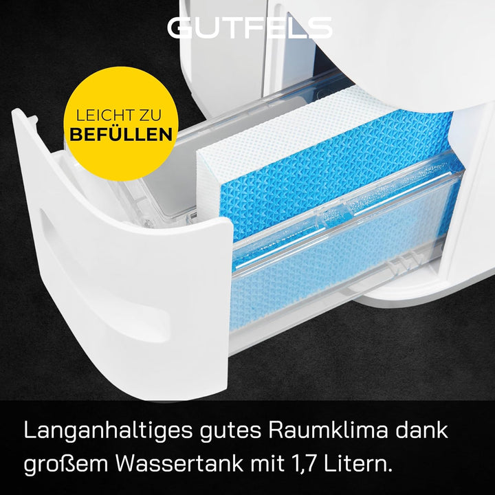 Luftreiniger und Luftbefeuchter, 2-in-1 Kombigerät, 4-Fach-Filtertechnologie, HEPA-11-Filter, inkl.