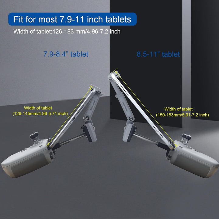 7,9-11 Zoll Tablet Halter Halterung mit RC Kabel für DJI RC-N3 N2 N1 N1C Fernsteuerung, Lito 1 X1,Fl