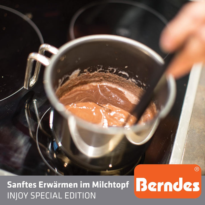 Berndes Injoy Milchtopf 1L – für alle Herdarten inkl. Induktion -Hochglanzpolierter & nickelfreier E