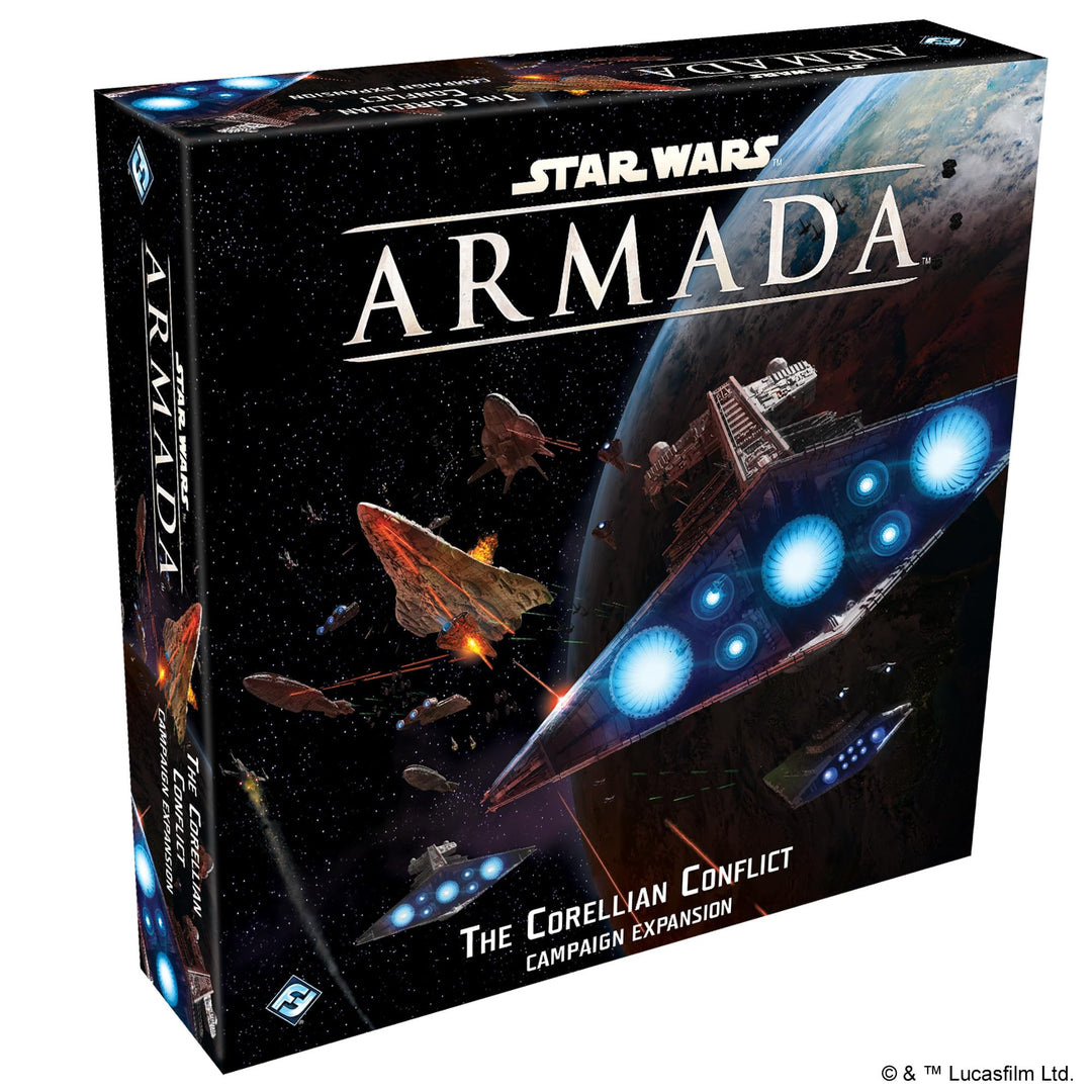 Fantasy Flight Games , Star Wars Armada: Corellian Conflict Campaign Exp, Miniature Game, 2 Players,