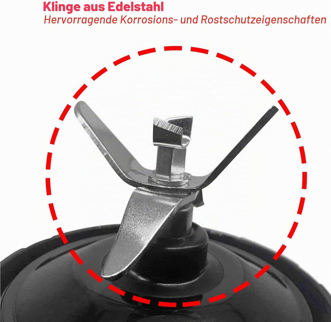 Ersatz Entsafter Klingen für Ninja Mixer mit Auto-iQ BN800EU BN495EU BN750EU, Nutri Ninja Extractor