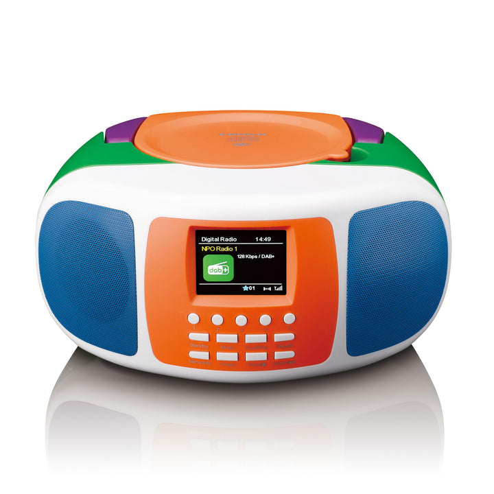 Lenco SCD-861KIDS - Tragbares DAB+/FM-Radio für Kinder mit Bluetooth® 5.3, CD-Player, Stereo-Sound,