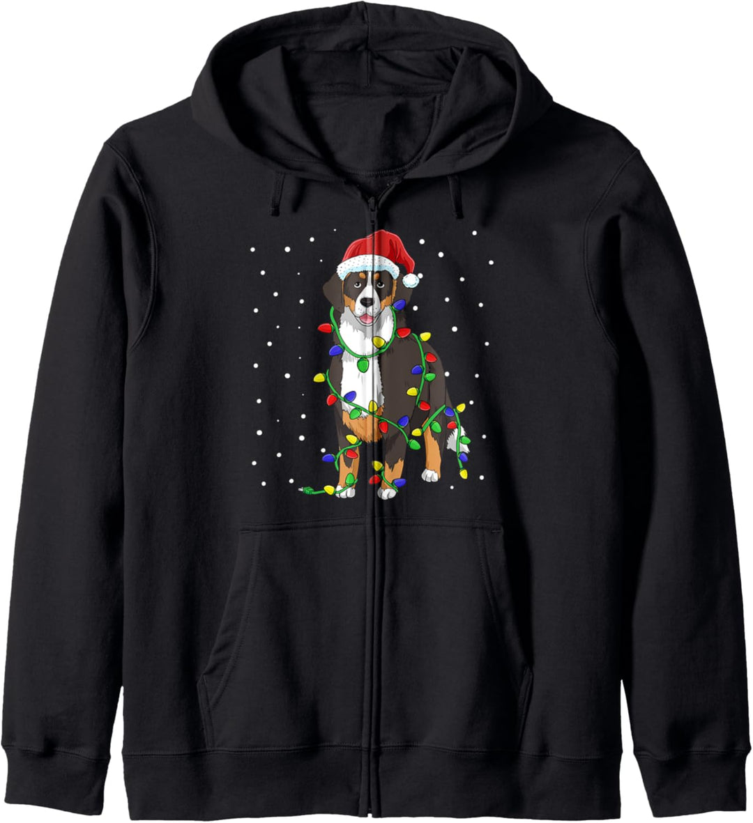 Berner Sennenhund Weihnachten Hunde Hundehalter Kapuzenjacke