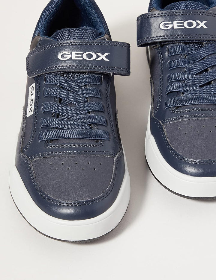 Geox Jungen J Perth Boy B Sneakers, 29 EU Navy Lt Grey