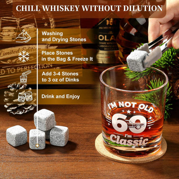 EXREIZST60. Geburtstag Geschenk Mann – Whisky Set 1966 Classic