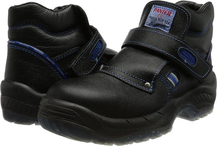 Panter 414101700 – Schmiede Klettverschluss Plus S2 Schwarz PU/TPU, Schwarz, 36 36 EU, 36 EU