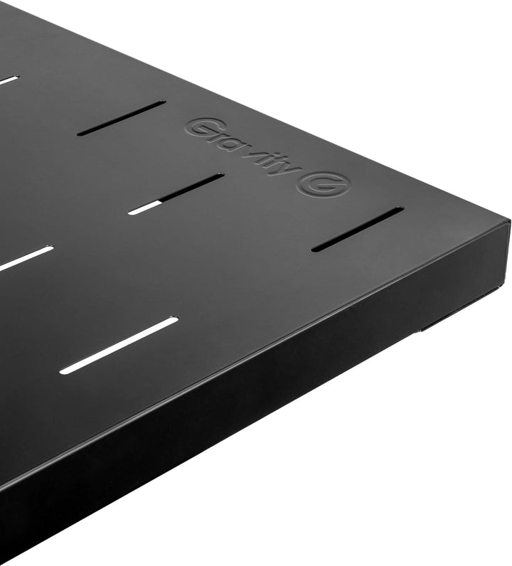 Gravity KS RD 1 - Auflagetisch für X-Form Keyboard Ständer, mit Belastbarkeit bis 60 kg, schwarz