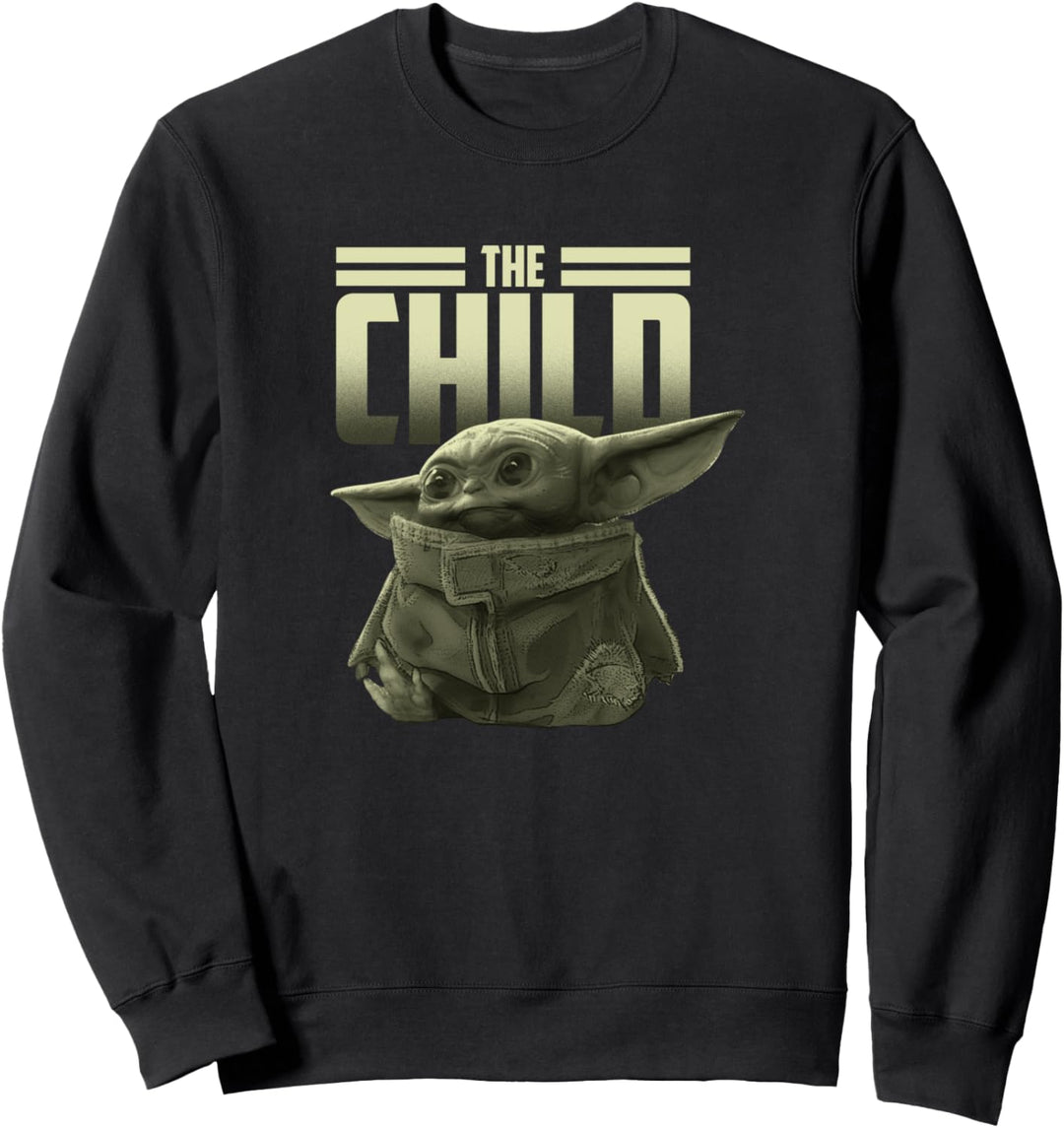Star Wars The Mandalorian The Child Title Portrait Sweatshirt
