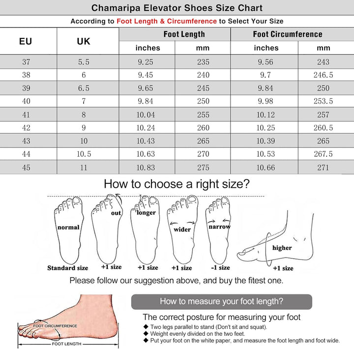 CHAMARIPA Elevator Schuhe Herren Schwarz Leder Oxford Schuhe Business Lace Up Schuhe Herren Anzugsch