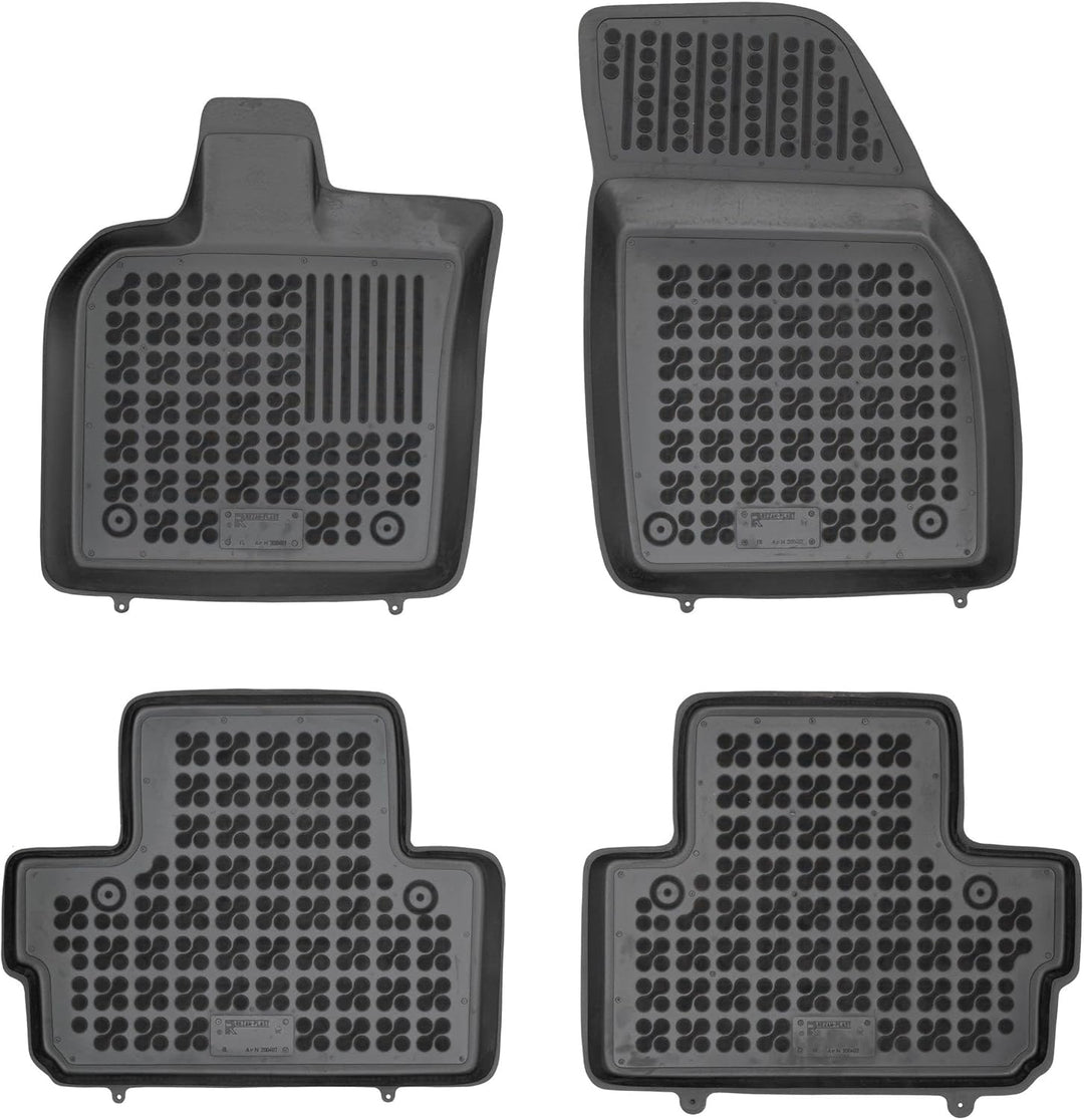 M MOTOS Gummimatten Auto Fussmatte passt für Volvo C30 2006-2012 Verbessern Sie Ihren Reisekomfort m