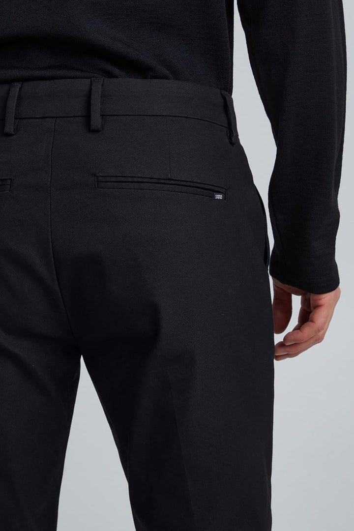 CASUAL FRIDAY CFPhilip Herren Chino Hose Stoffhose mit Stretch Slim Fit 28W / 30L Anthracite Black (