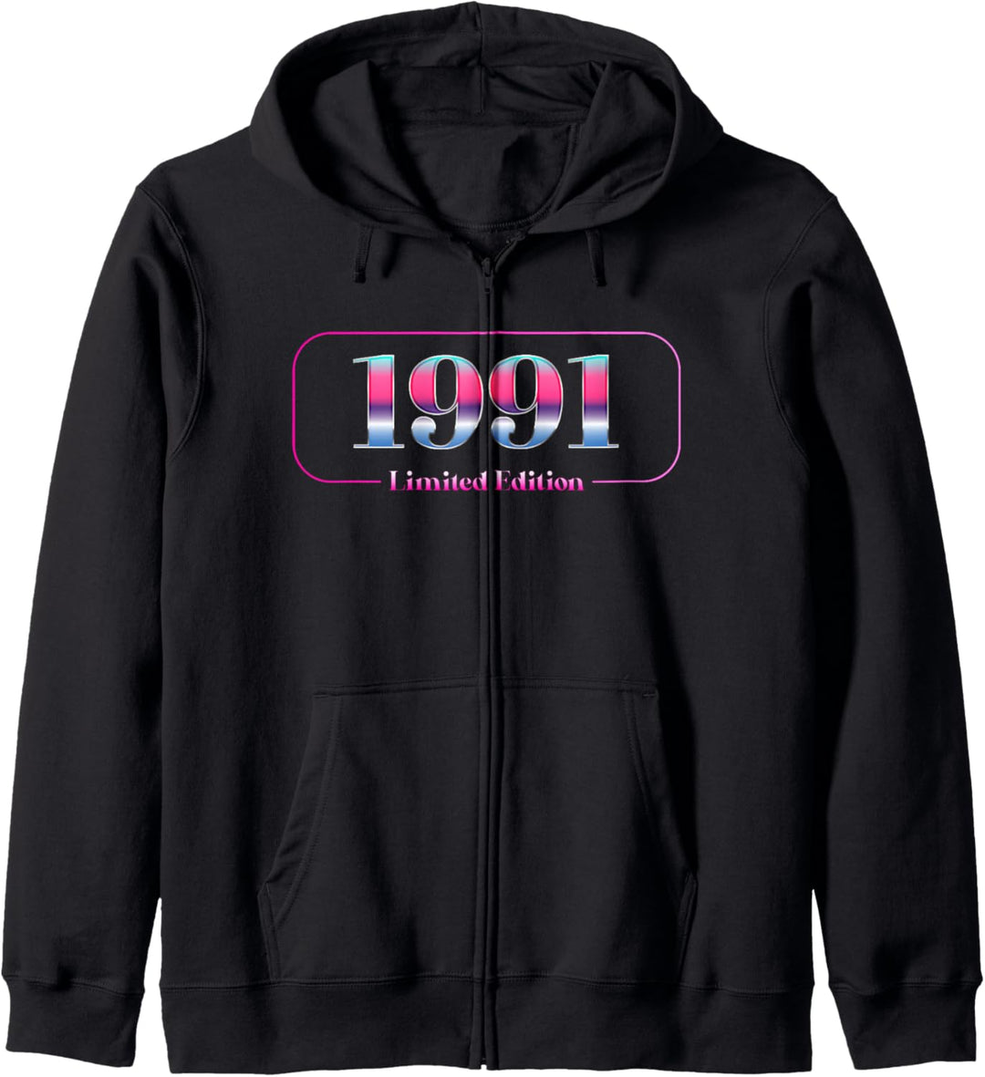 33. Geburtstag Mann Frau 33 Jahre 1991 Deko Lustig Geschenk Kapuzenjacke