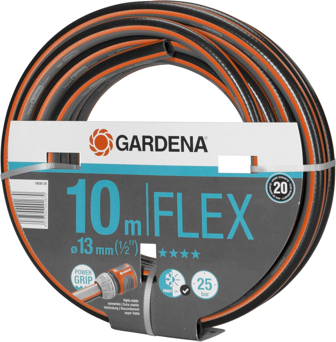 Gardena Comfort FLEX Schlauch 13 mm (1/2 Zoll), 10 m & Schlauchverbinder 13 mm (1/2 Zoll) und 15 mm