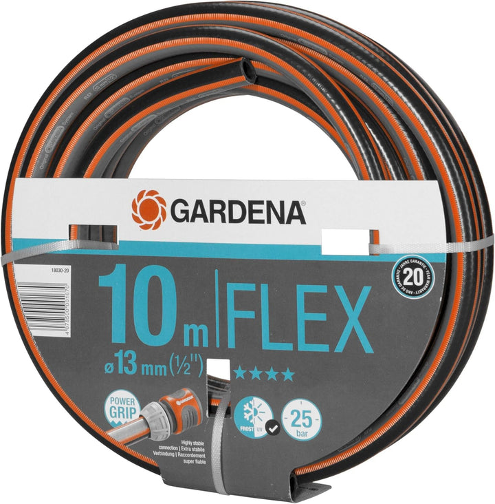 Gardena Comfort FLEX Schlauch 13 mm (1/2 Zoll), 10 m & Schlauchverbinder 13 mm (1/2 Zoll) und 15 mm