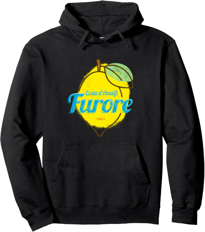 Furore Costa d'Amalfi Zitrone Italien Vintage Amalfiküste Pullover Hoodie