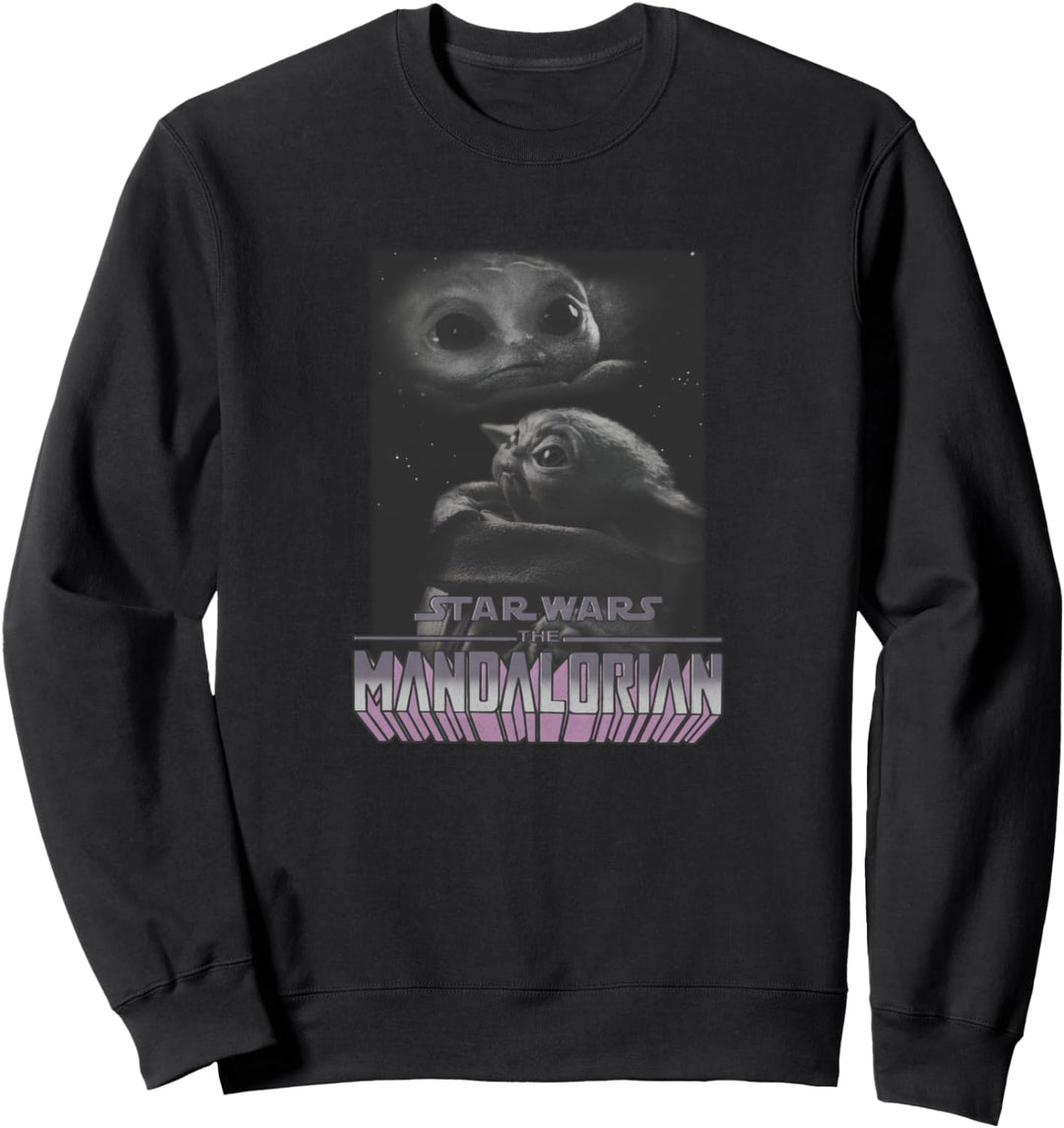 Star Wars: The Mandalorian The Child Pink Logo Poster Sweatshirt