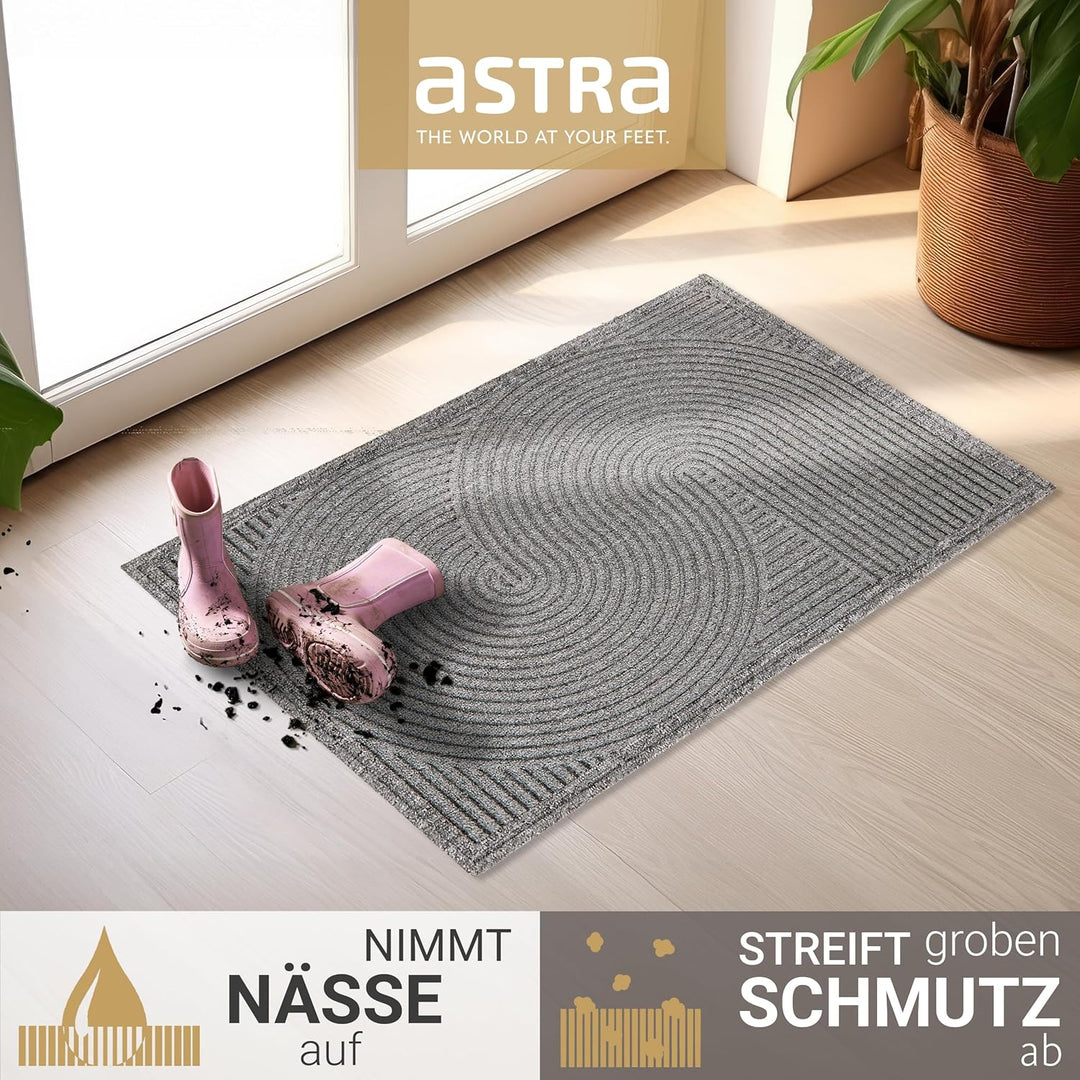Astra Fussmatte aussen rutschfest - Schmutzfangmatte wetterfest - Outdoor Türmatte für Eingangsberei
