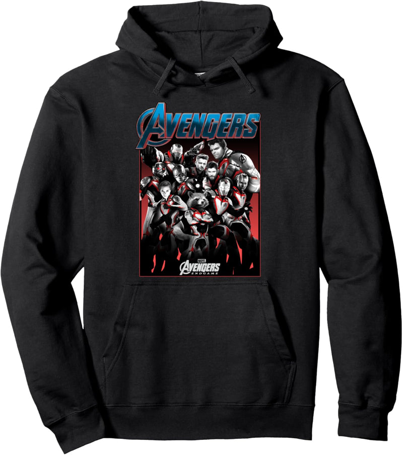 Marvel Avengers: Endgame Group Shot Red Hue Poster Pullover Hoodie