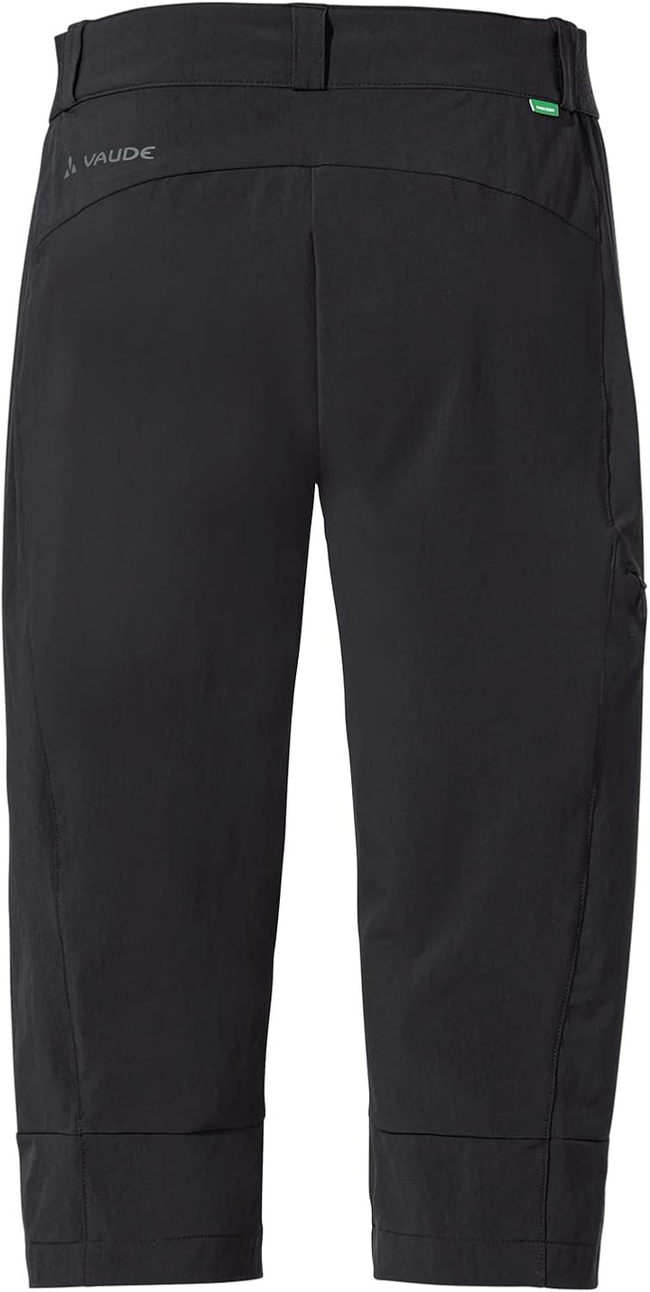 VAUDE Damen Wanderhose WO Farley Stretch Capri III, Dusty 50 Schwarz, 50 Schwarz