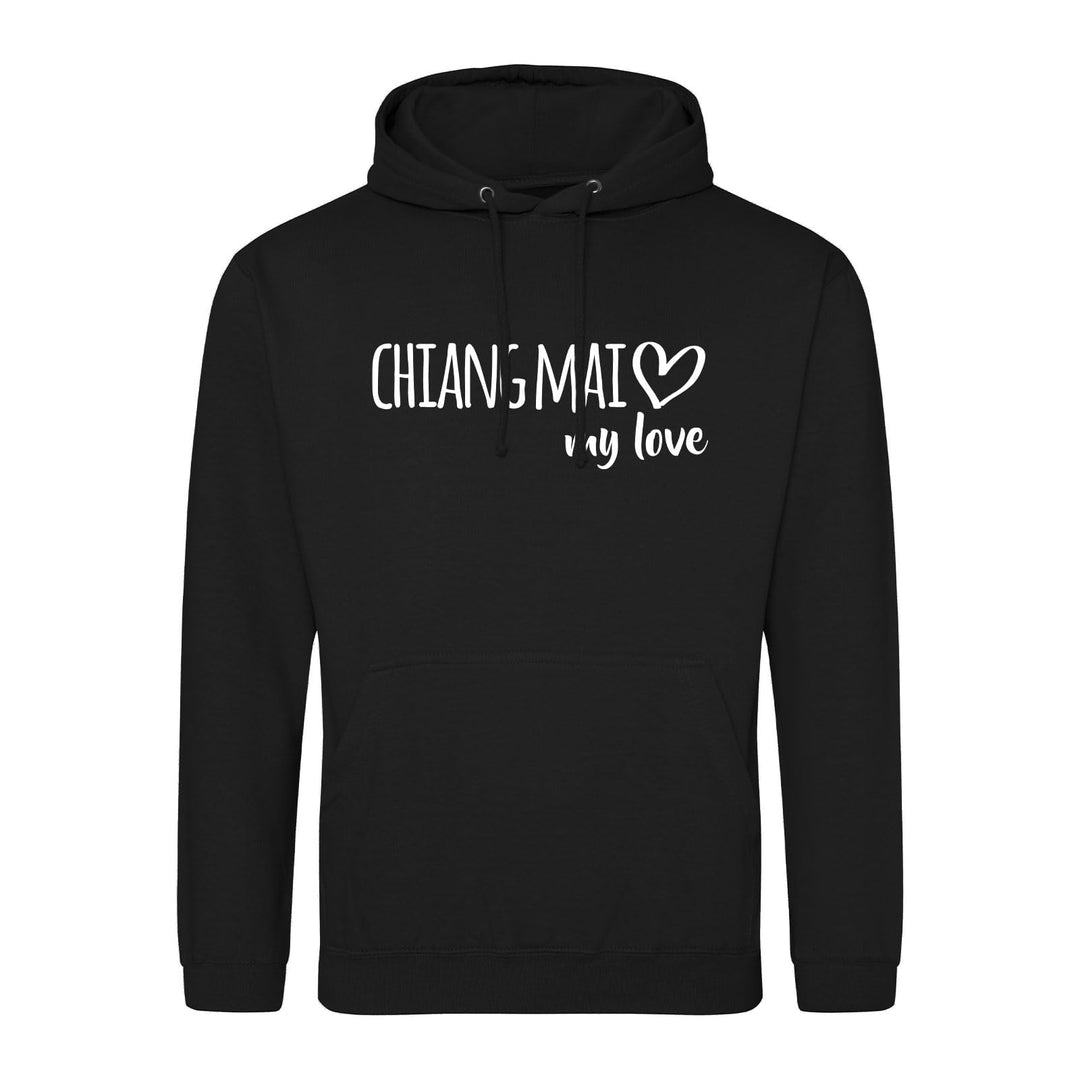 huuraa Unisex Hoodie Chiang Mai My Love Pullover Vegan Grösse S-3XL für alle Fans von Chiang Mai Tha