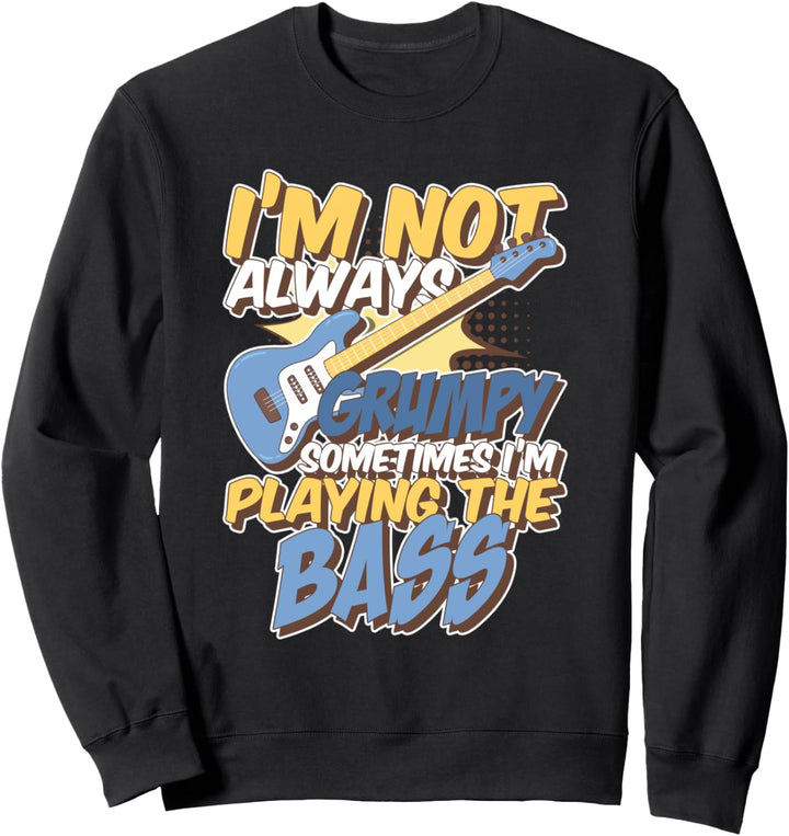 Bassspieler Rock Musik Band Bassist Lustiges Bass Gitarre Sweatshirt