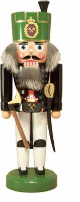 Rudolphs Schatzkiste Nussknacker Knappschaftsältester Höhe 35,5cm NEU Weihnachten Seiffen Nutcracker