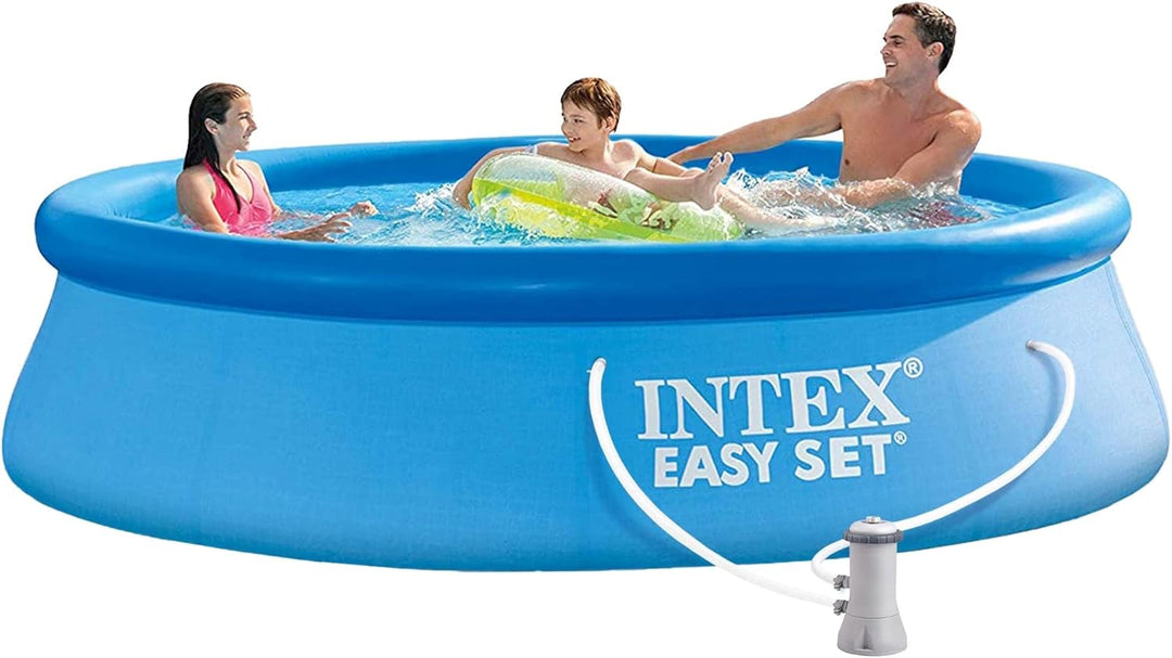 INTEX Swimming Pool Easy Set 28132GN - Pool, Filterpumpe und Filtereinsatz 366x76cm Single, Single