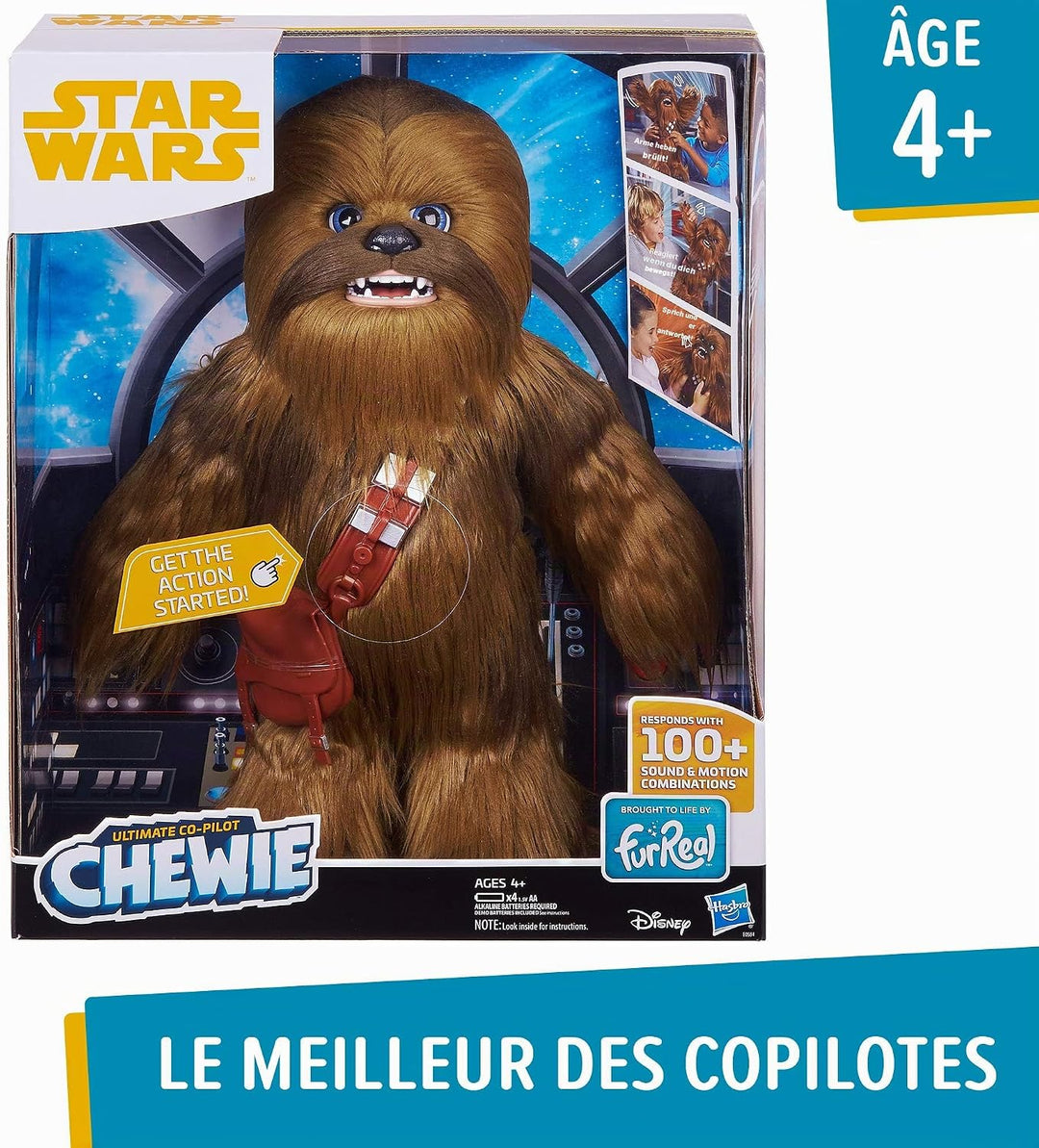 Hasbro E0584EU4 Star Wars - Solo Film Chewbacca, interaktive Plüschfigur