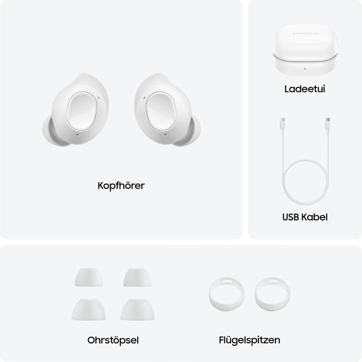 Samsung Galaxy Buds FE Kabellose Bluetooth-Kopfhörer, Active Noise Cancelling (ANC), Komfortable Pas