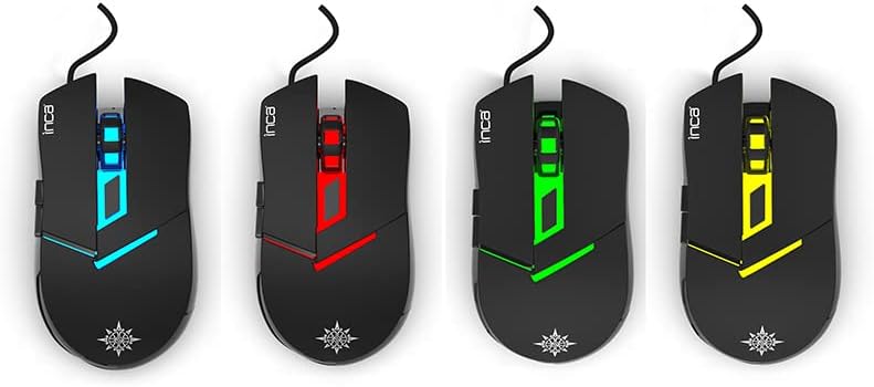 INCA Gaming Tastatur IKG-448 inkl. Maus, RGB, dt. Layout