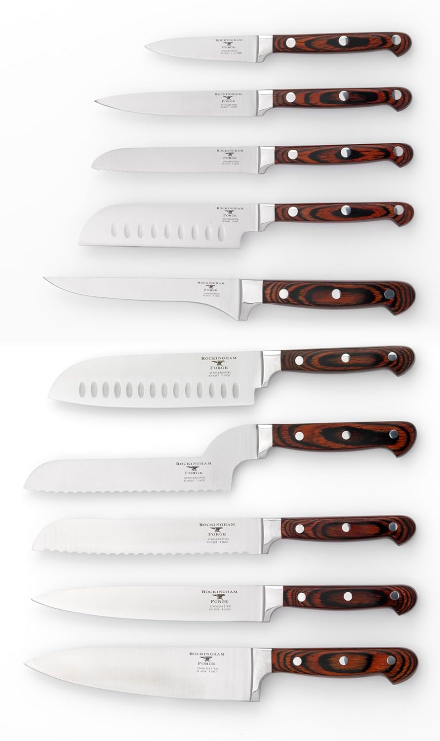 Rockingham Forge RF-8010 Ausbeinmesser 6“ Klinge aus Edelstahl – Klassischer Genieteter Griff aus Pa