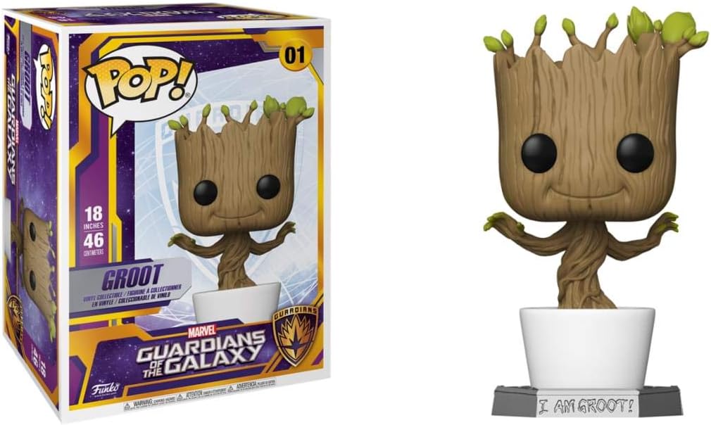 Funko Pop! Marvel: Guardians of The Galaxy - 18" Dancing Groot - Vinyl-Sammelfigur - Geschenkidee -
