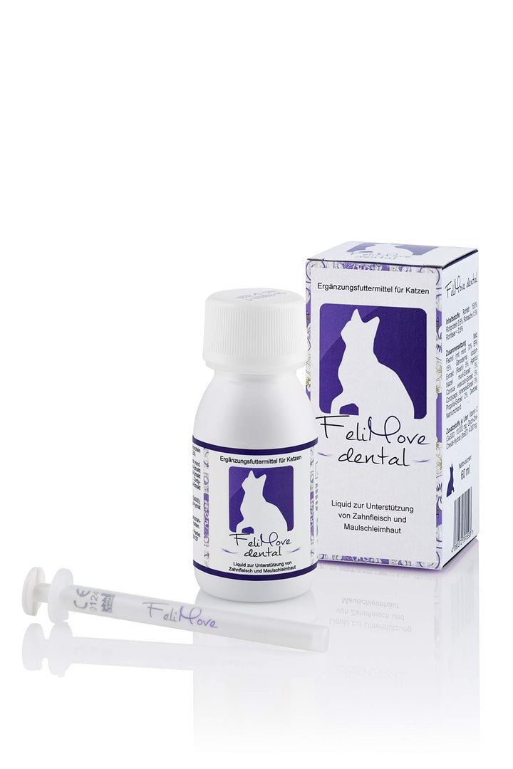 FeliMove dental - Liquid für Katzen mit Vitalpilzen, Propolis, EPA und Zink (auch bei FORL, Entzündu