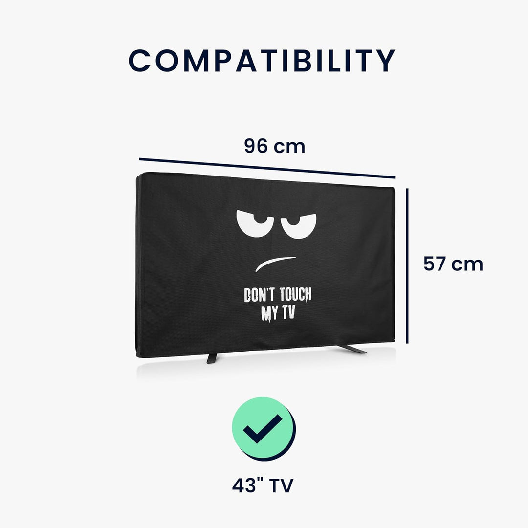 kwmobile 43" TV Abdeckung Outdoor - TV Abdeckung - Outdoor Fernsehabdeckung - Fernseher Hülle Bildsc