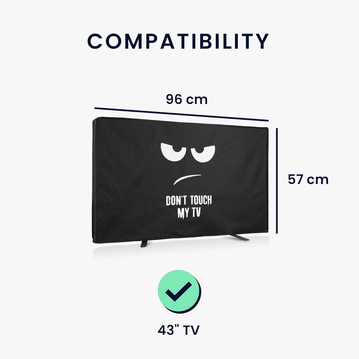 kwmobile 43" TV Abdeckung Outdoor - TV Abdeckung - Outdoor Fernsehabdeckung - Fernseher Hülle Bildsc