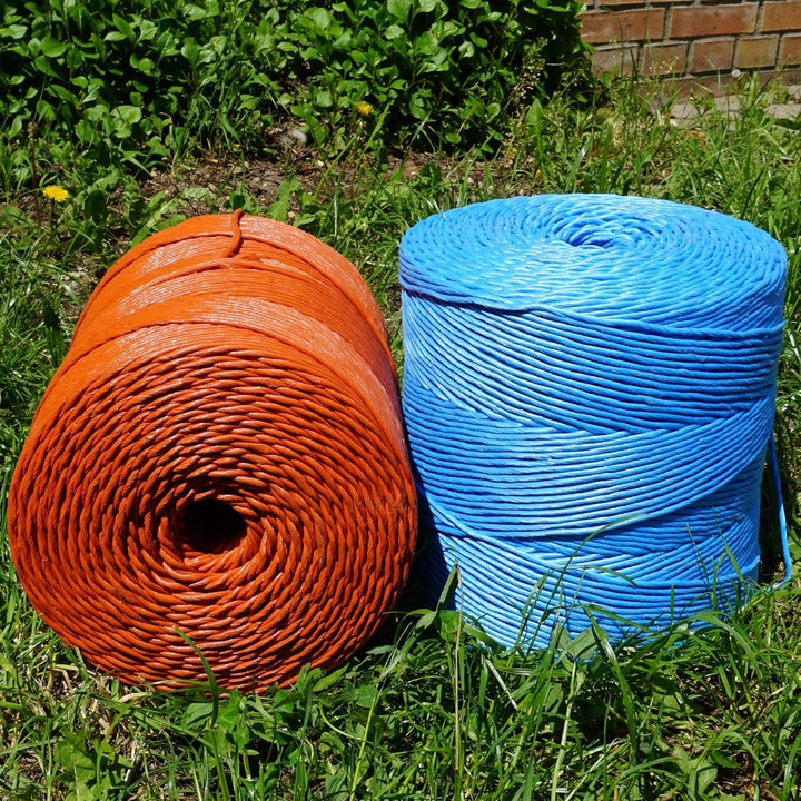 Pressengarn 400, 2 x 5 kg, Bindegarn, Erntegarn, Kunststoffgarn, Kordel, Blau