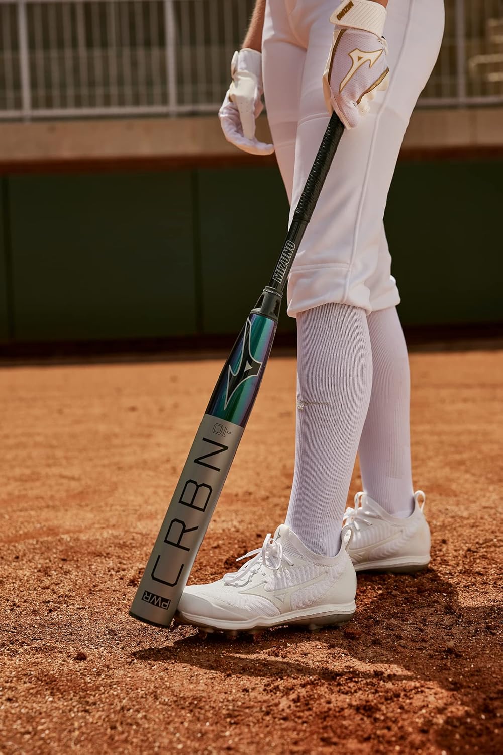 Mizuno Mädchen Softball-Hose mit Gürtel Grau S, Grau S