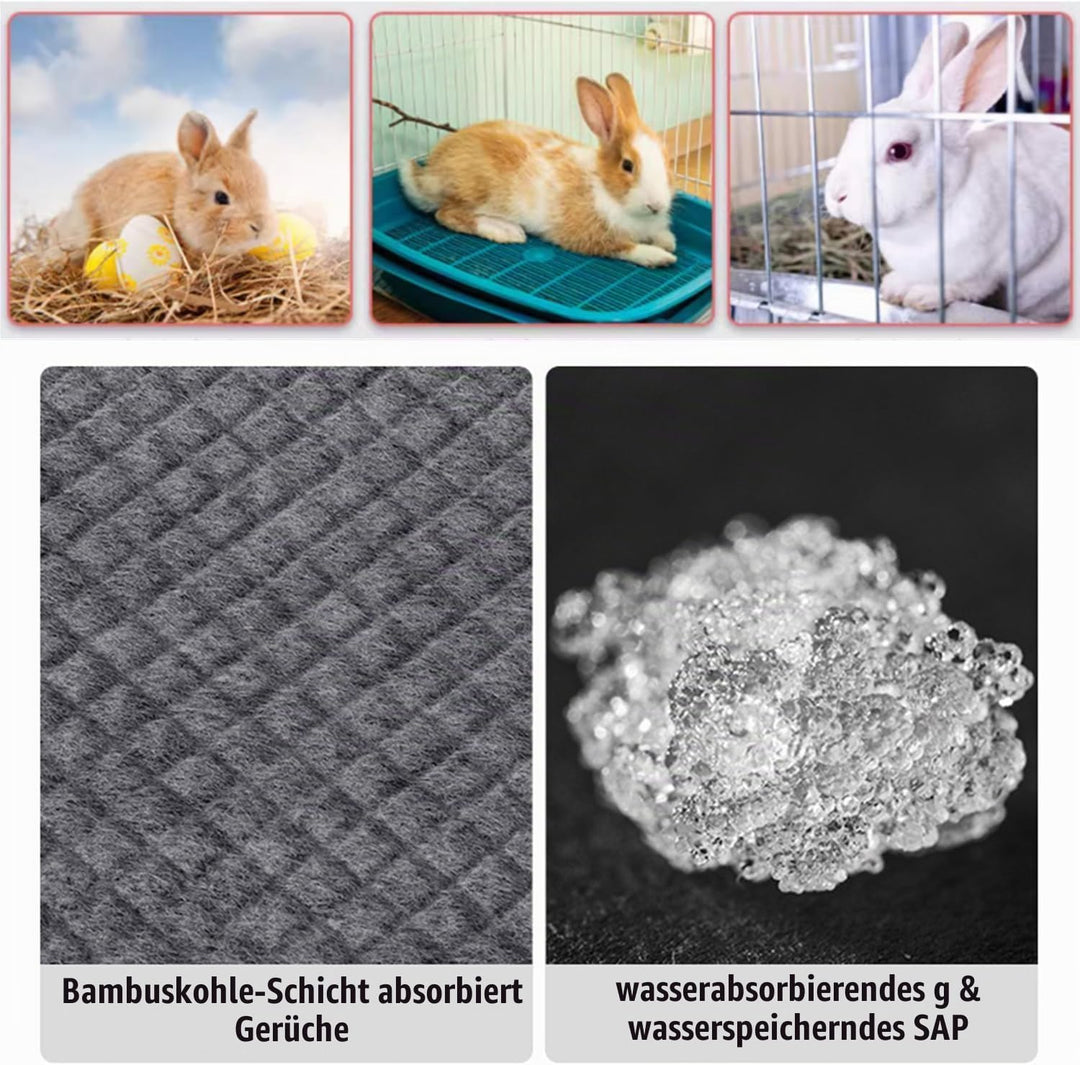 Einweg Meerschweinchen Käfig Einlagen wasserdichte Pipi Pads für Meerschweinchen Kleintiere Einstreu
