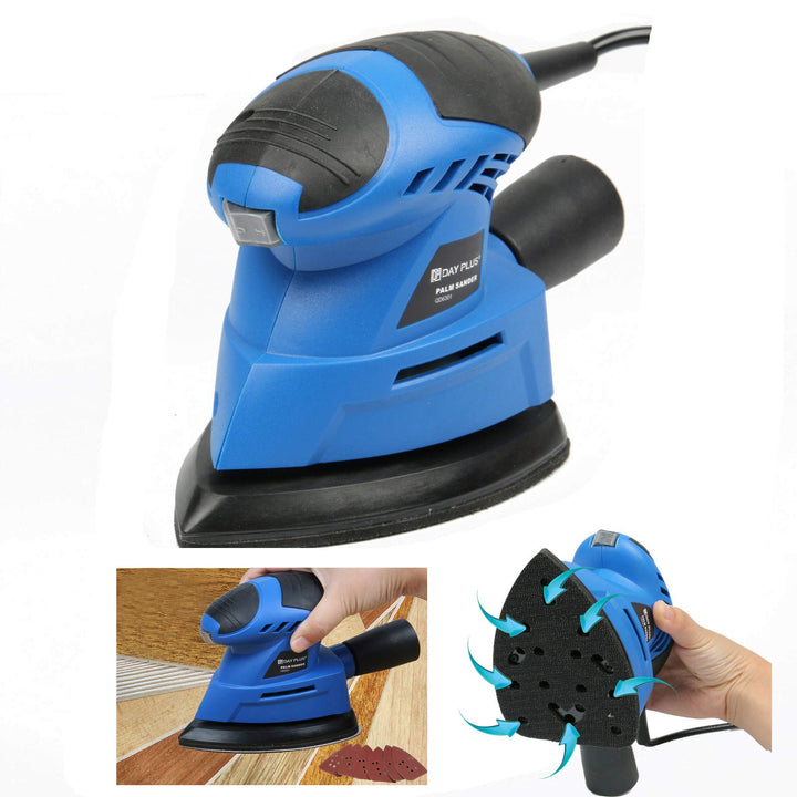 Leistungsstarker elektrischer Detail-Maus-Handhand-Mini-Schleifer mit Detail-Schleifblättern 130W 2M
