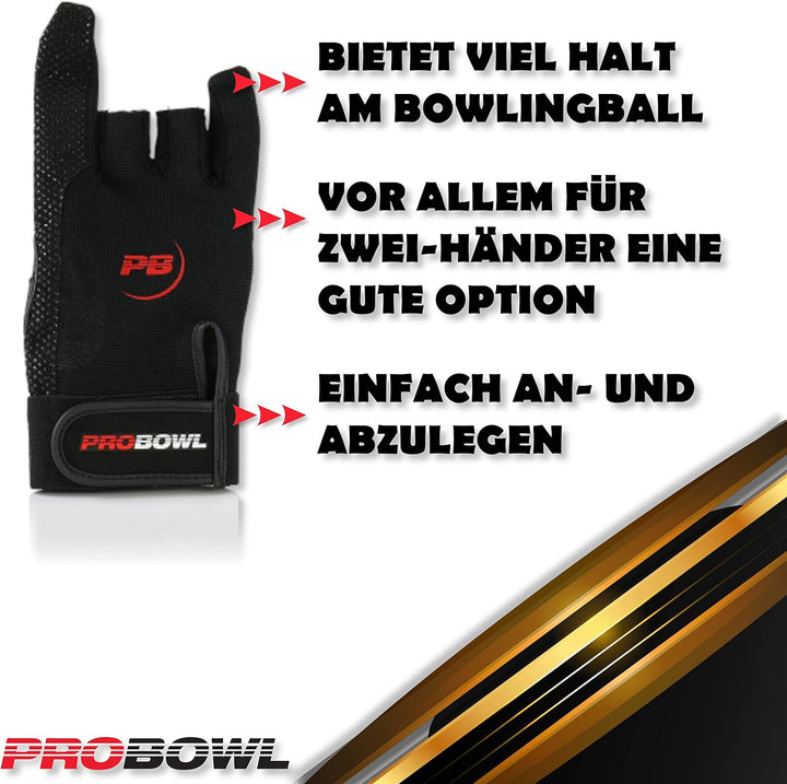 Pro Bowl React Glove – Bowling Handschuh – Schützt Hände Finger – Damen Herren Kids Erwachsene – Bie